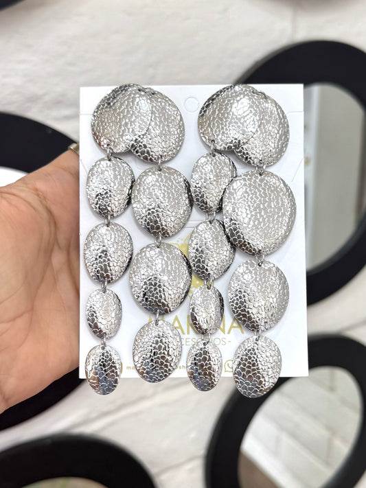Arete casual plata
