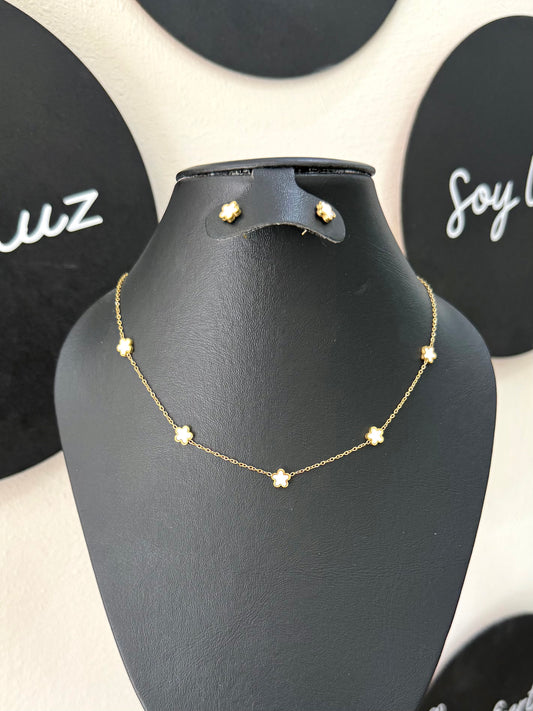 Collar flor