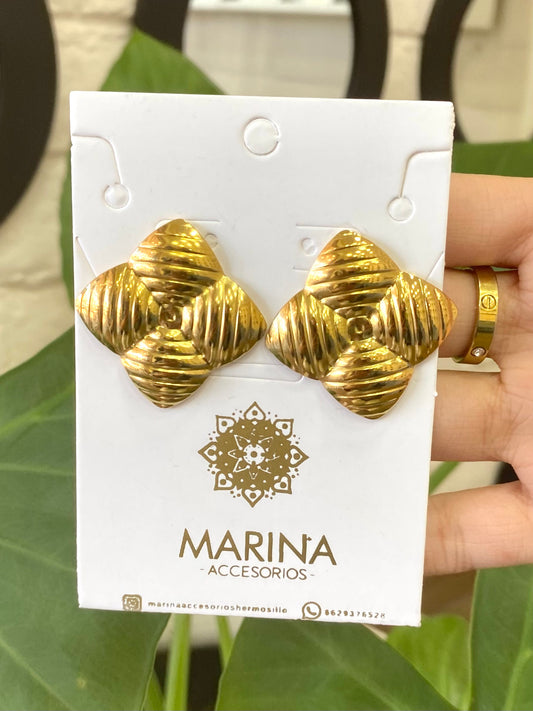 Arete casual rombo