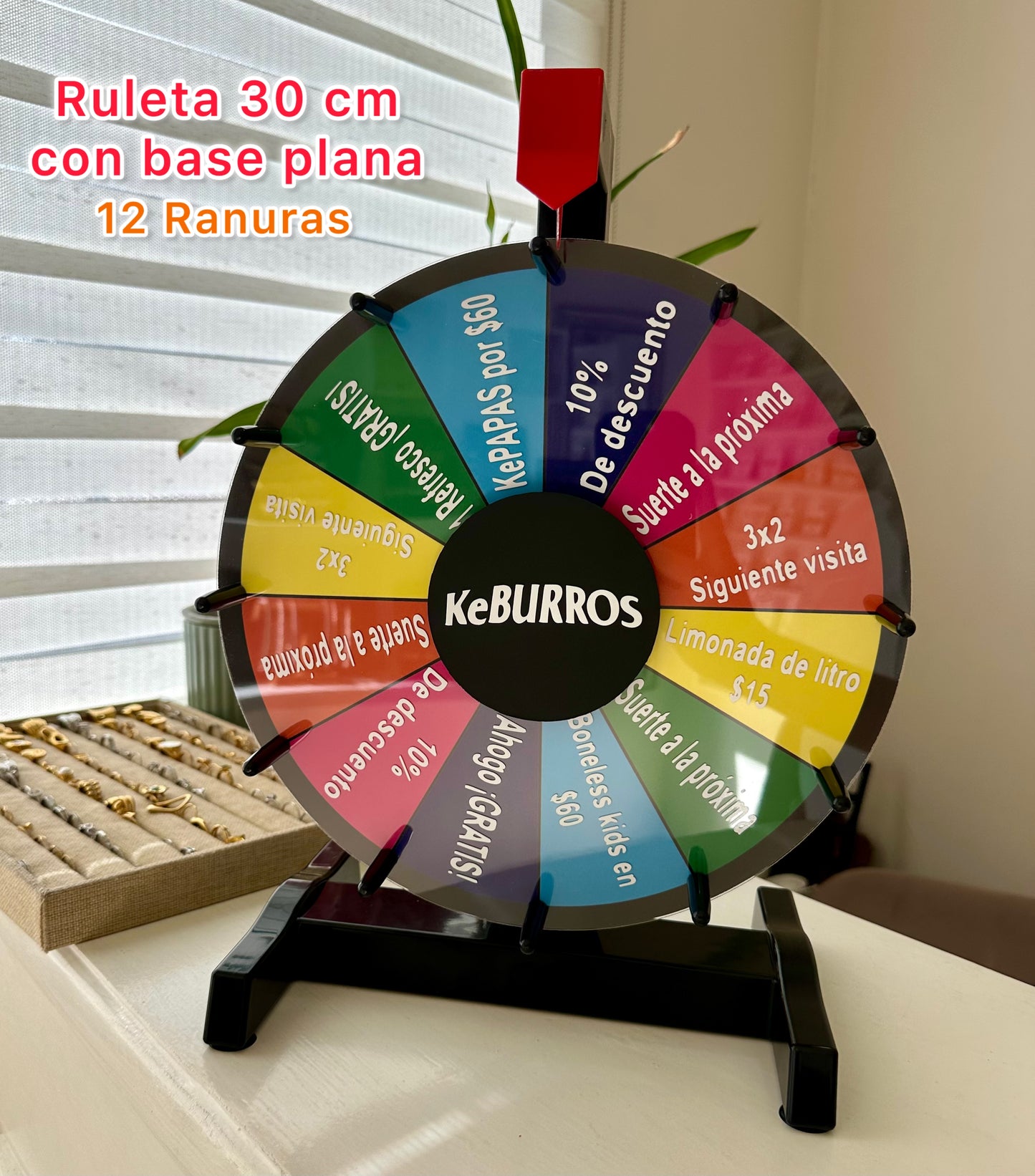 Ruleta giratoria 30 cm